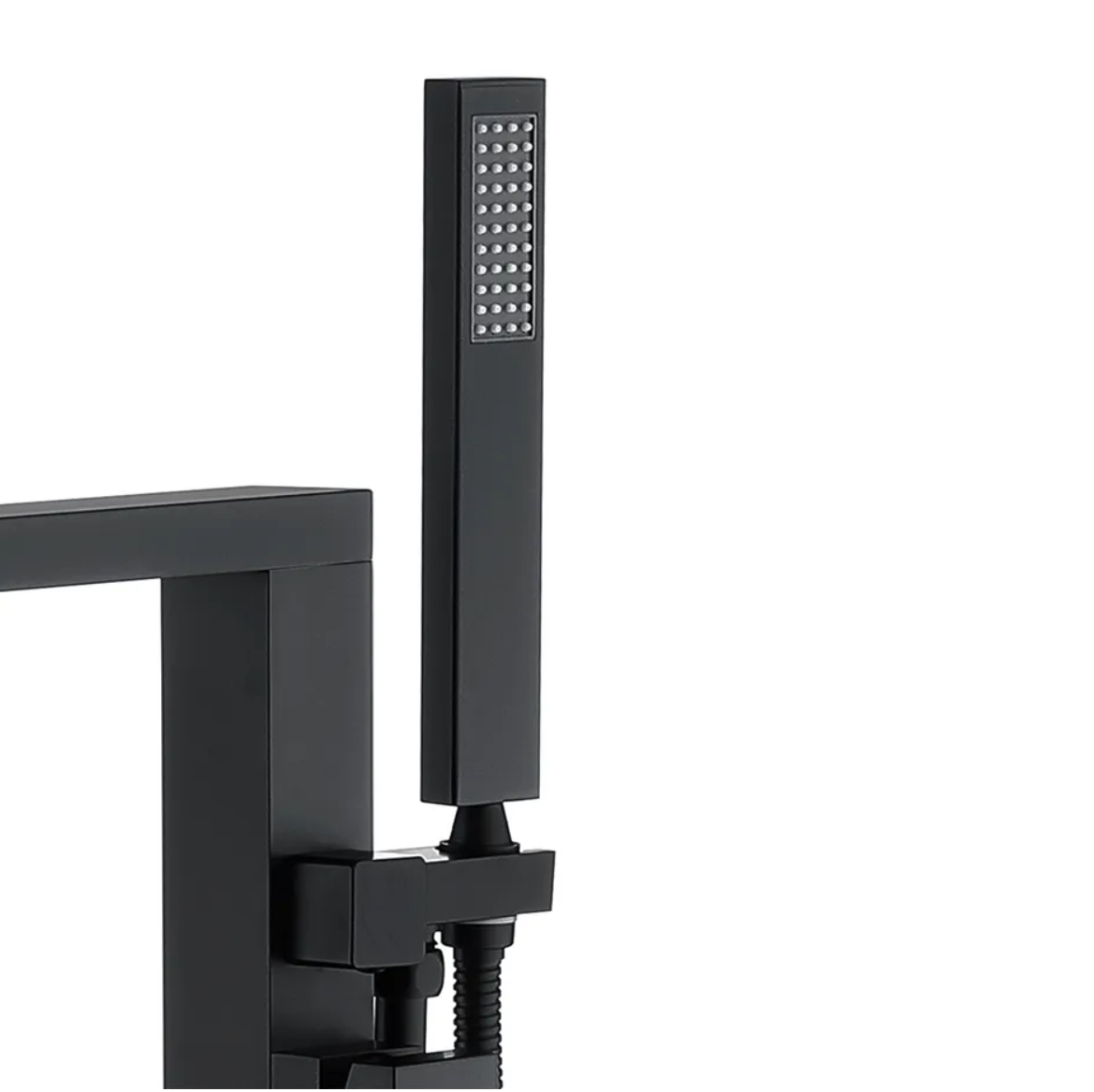 Приобрести grocenberg напольный смеситель для ванны, черный матовый gb800bl