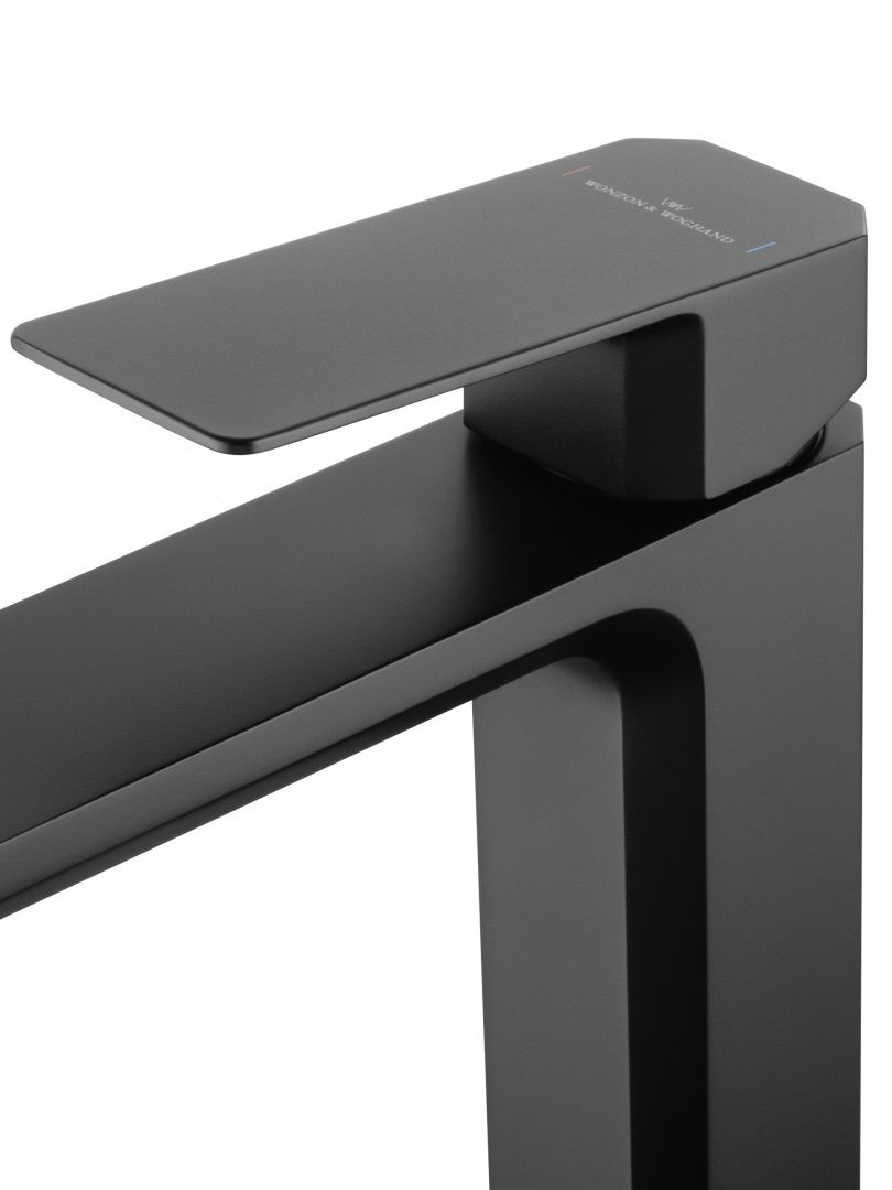 Приобрести смеситель для раковины wonzon & woghand diamond, черный матовый (ww-88139011-mb)