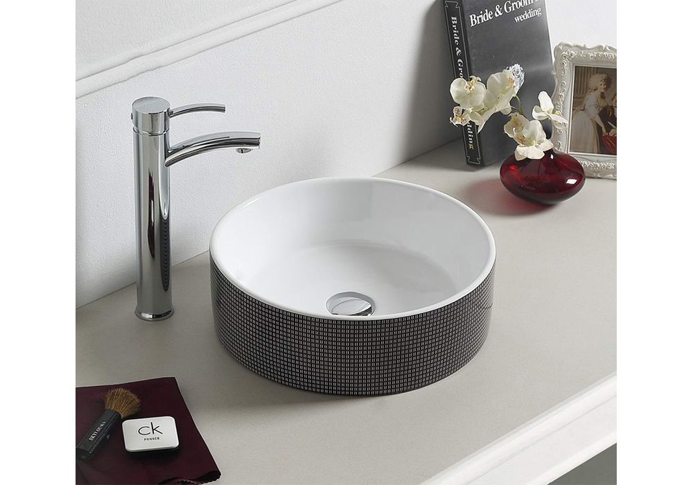 Приобрести раковина-чаша ceramalux 40 см 78308, чёрный