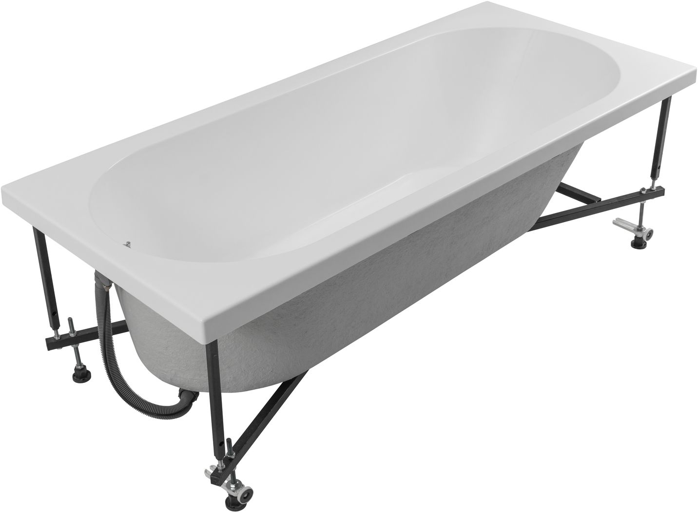 Приобрести aquanet акриловая ванна lotos 180x80 см, белая