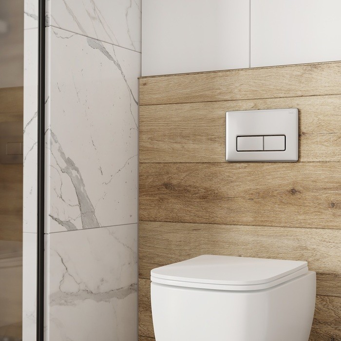 Приобрести iddis смывная клавиша unifix 010, хром матовый uni80m0i77