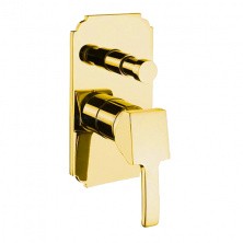 CEZARES Смеситель скрытого монтажа LEGEND с переключателем, золото LEGEND-VDIM-03/24