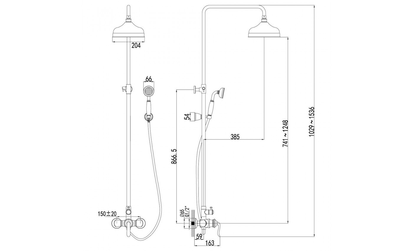 Приобрести lemark душевая система brava с лейкой, золото lm4760g