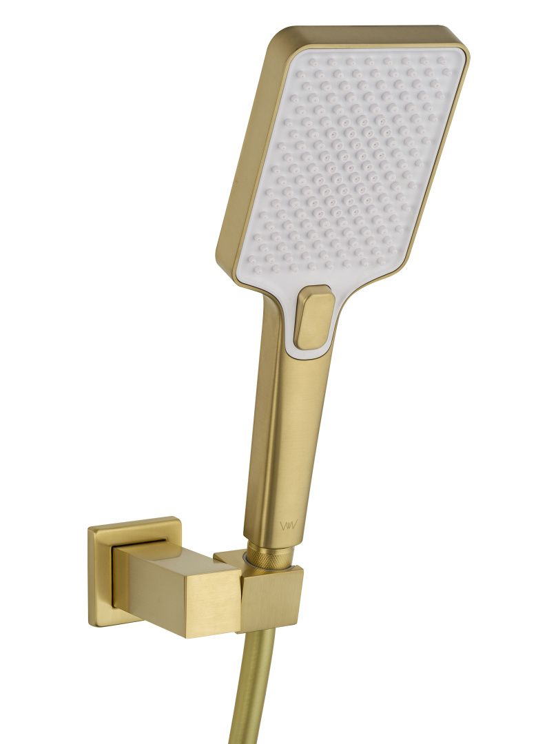 Приобрести душевая система встраиваемая wonzon & woghand flex, брашированное золото (ww-88939072-bg)