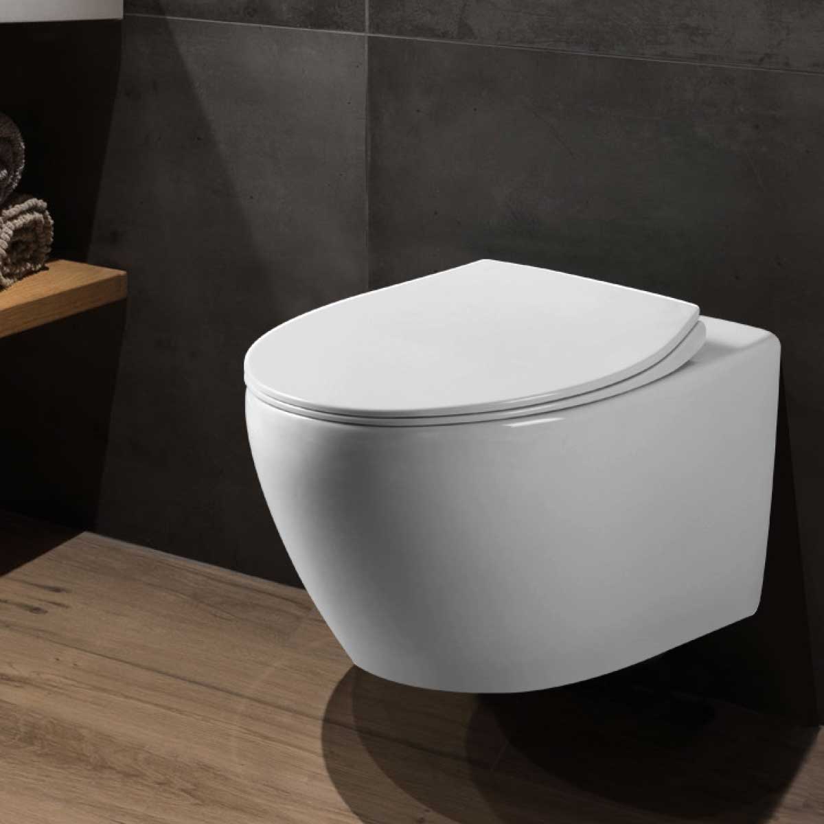 Приобрести vincea подвесной унитаз безободковый felice, ультратонкое сиденье soft-close
