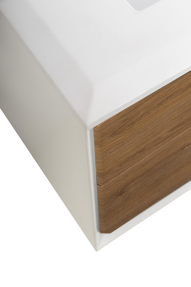 Приобрести cezares тумба подвесная с раковиной bellagio 106 см rovere tabacco, левостороняя, дерево 54716