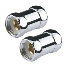 Комплект прямого соединение Point для полотенцесушителя 1"х1" г/г, хром PN00001