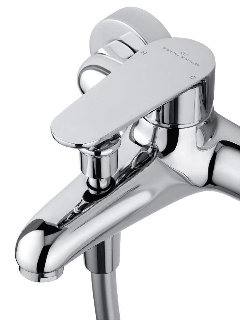 Приобрести смеситель для ванны с душевым гарнитуром wonzon & woghand alfa, хром (ww-ae3205-cr)