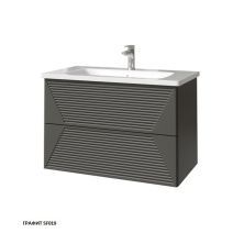 Caprigo Тумба с раковиной MODO Terza 80 см, графит 35612 8