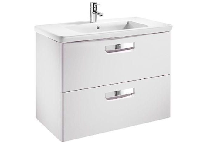 Приобрести тумба подвесная roca the gap с раковиной 60 см, белый матовый z.ru93.0.273.4; 7.3274.7.200.0