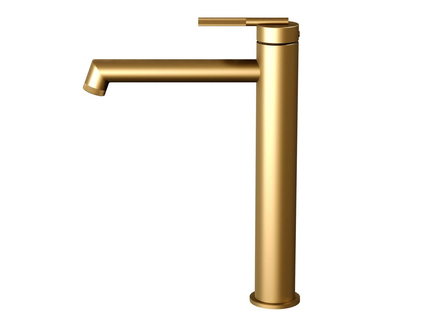 Приобрести hayzburg высокий смеситель для раковины, золото матовое hb-4007-3bg