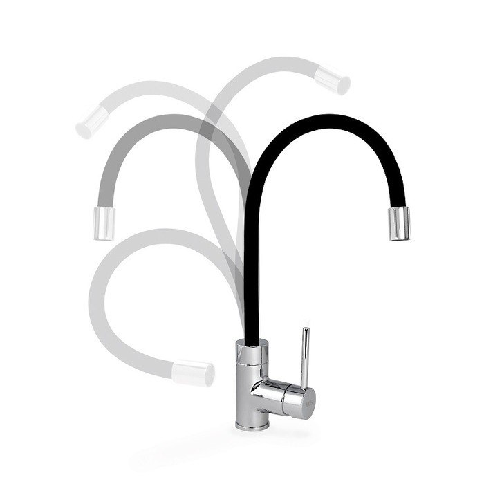 Приобрести iddis смеситель для кухни kitchen 360 270мм, черный/хром k36sbjbi05