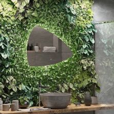 Continent Зеркало с подсветкой Jazz 90х70 см, сенсорный включатель, белое