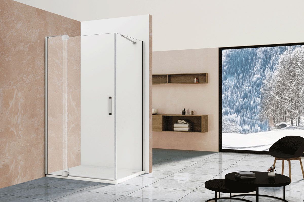 Приобрести vincea душевое ограждение extra 90х110 см, прозрачное, хром vsr-1e111290cl