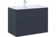 Aquanet Тумба с раковиной Терра 90 см, маренго