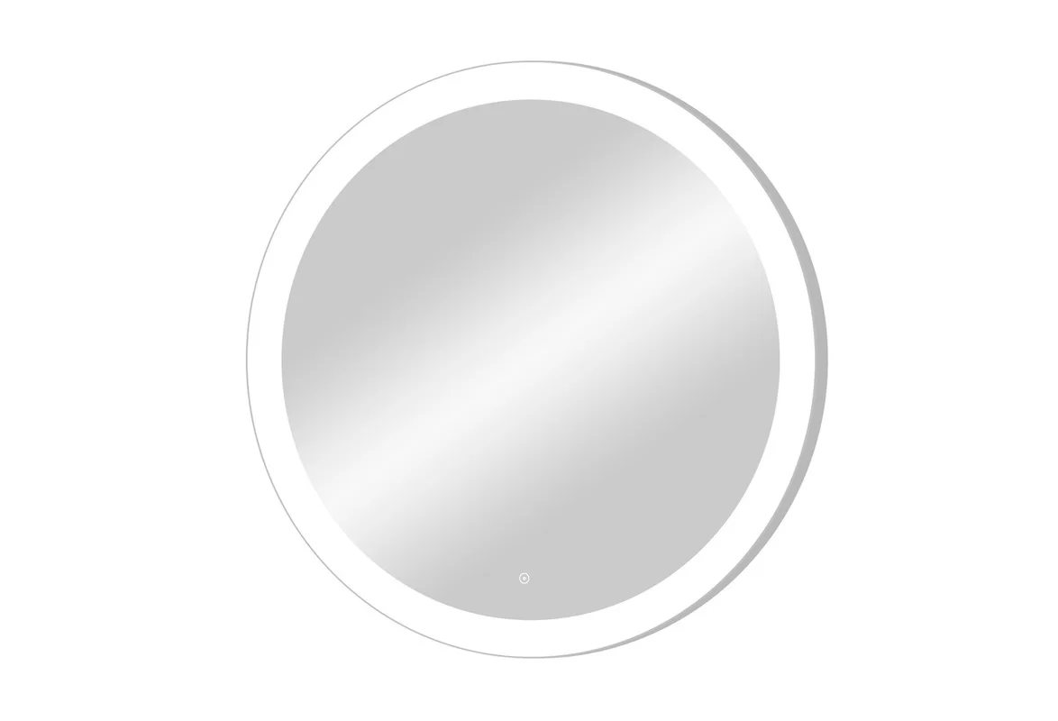 Приобрести continent зеркало с подсветкой rinaldi 77х77 см, белое