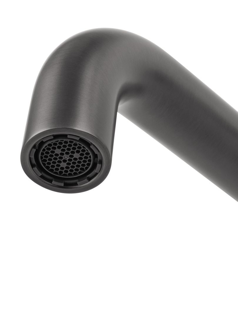 Приобрести смеситель для раковины встраиваемый wonzon & woghand stick, темный графит (ww-88869017-bgm)