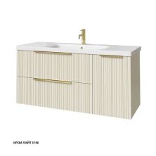 Caprigo Тумба с раковиной RAIN 120 см, правая, кремовая