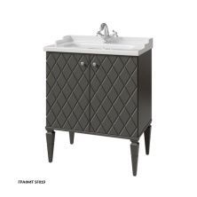 Caprigo Тумба с раковиной ROMA 70 см, графит