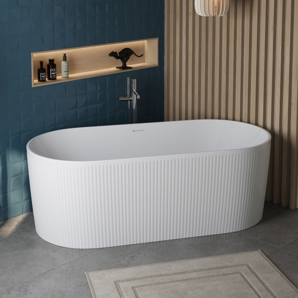 Приобрести belbagno акриловая ванна 170х80 см, отдельно стоящая, белая bb411-1700-800-matt