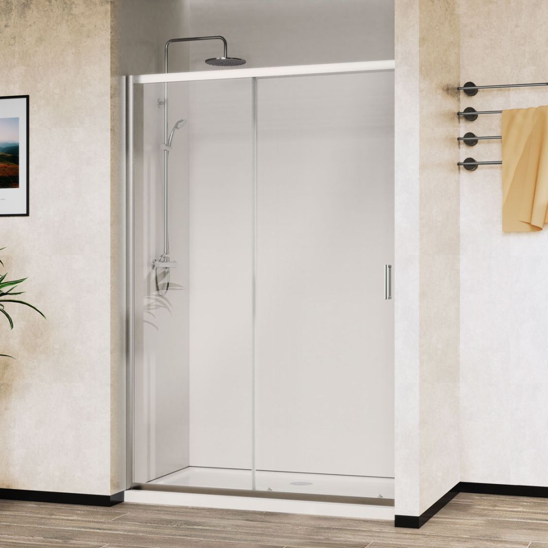 Приобрести vincea душевая дверь city 140 см, прозрачное, хром vds-5ct140cl