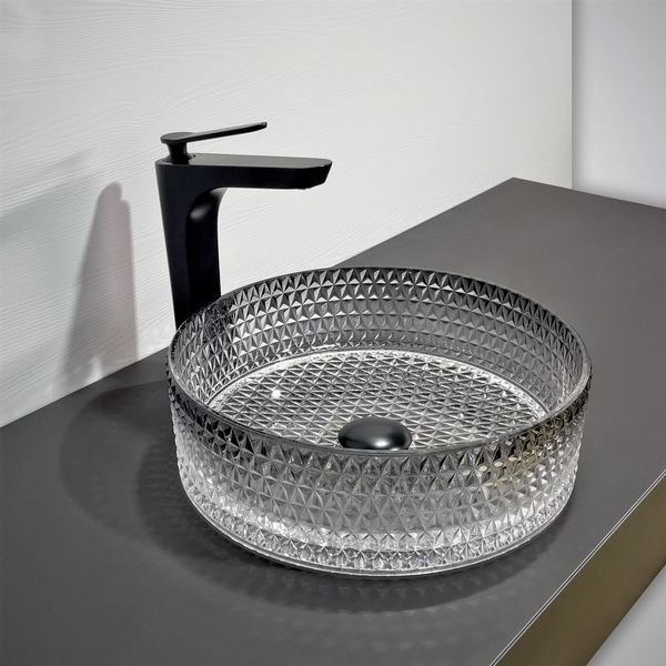 Приобрести comforty раковина накладная gl10 36х44 см стеклянная