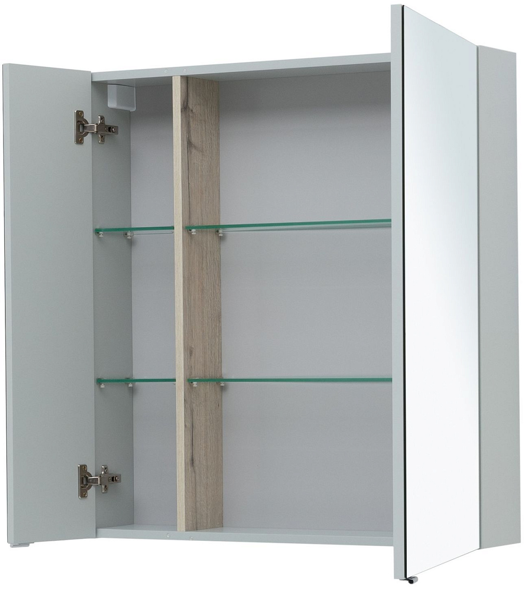 Приобрести aquanet зеркальный шкаф алвита new 80 см, серый