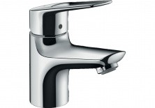 71080000 Novus Loop Однорычажный смеситель для раковины 70, с рукояткой-петлей, со сливным гарнитуром, хром