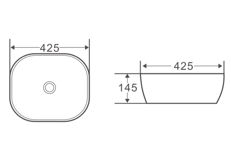 Приобрести раковина-чаша belbagno 42 см bb1301