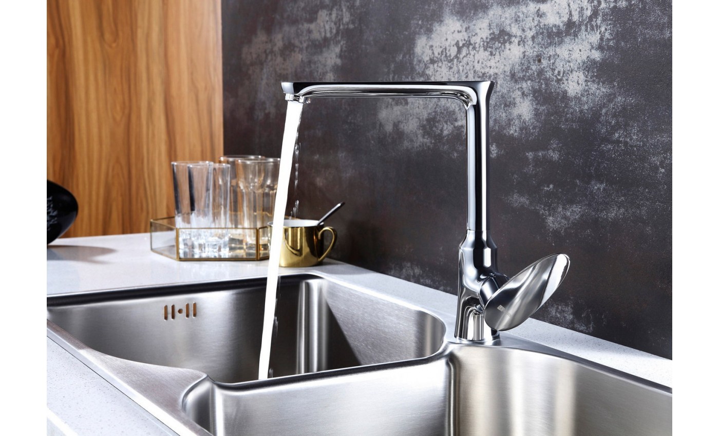 Приобрести lemark смеситель для кухни nero, хром lm0205c