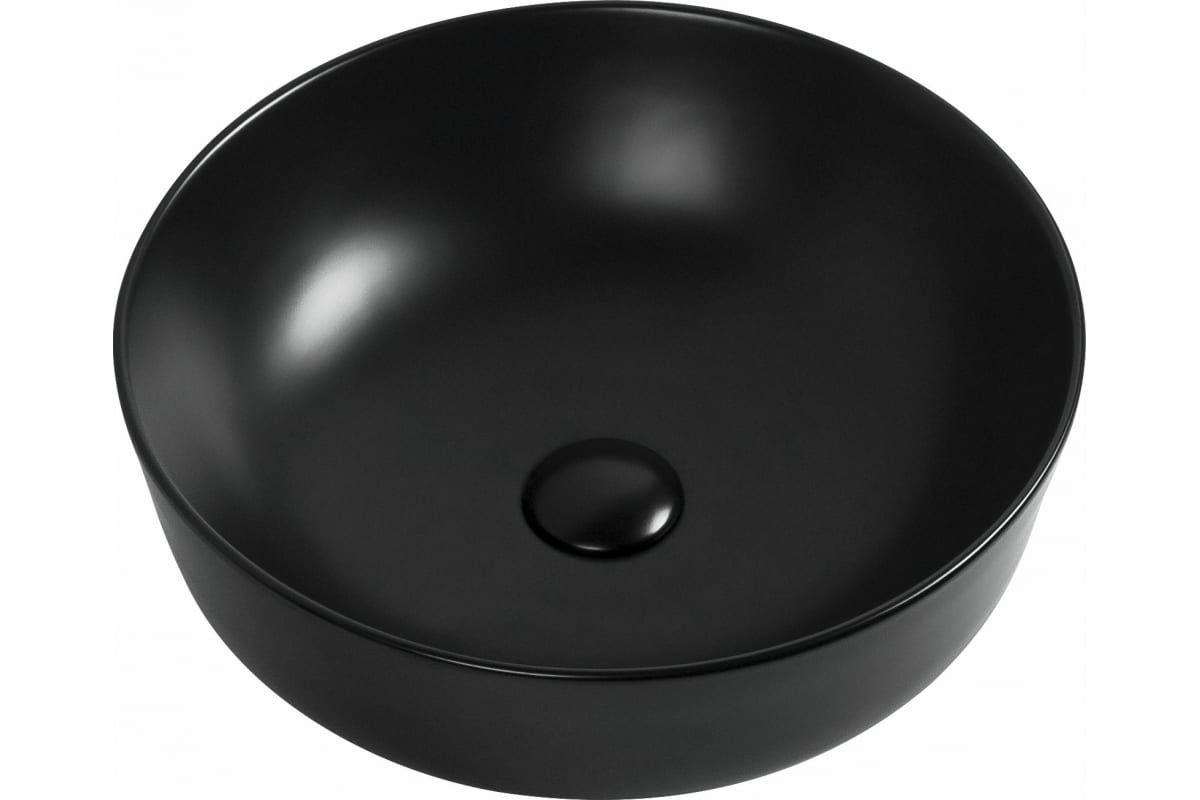 Приобрести aquanet раковина moon-1-mb 41х41 см, черный
