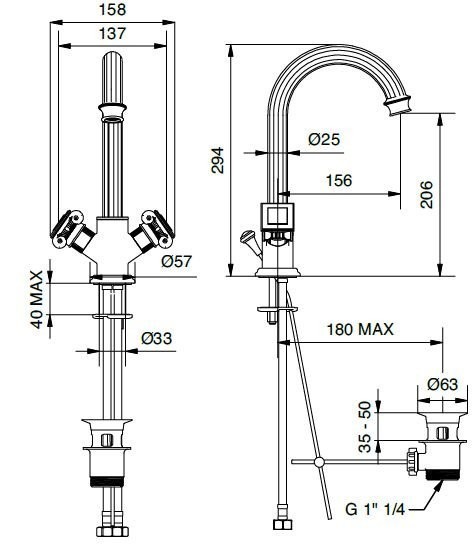 Приобрести cezares смеситель для раковины olimp, бронза olimp-ls2-02-sw