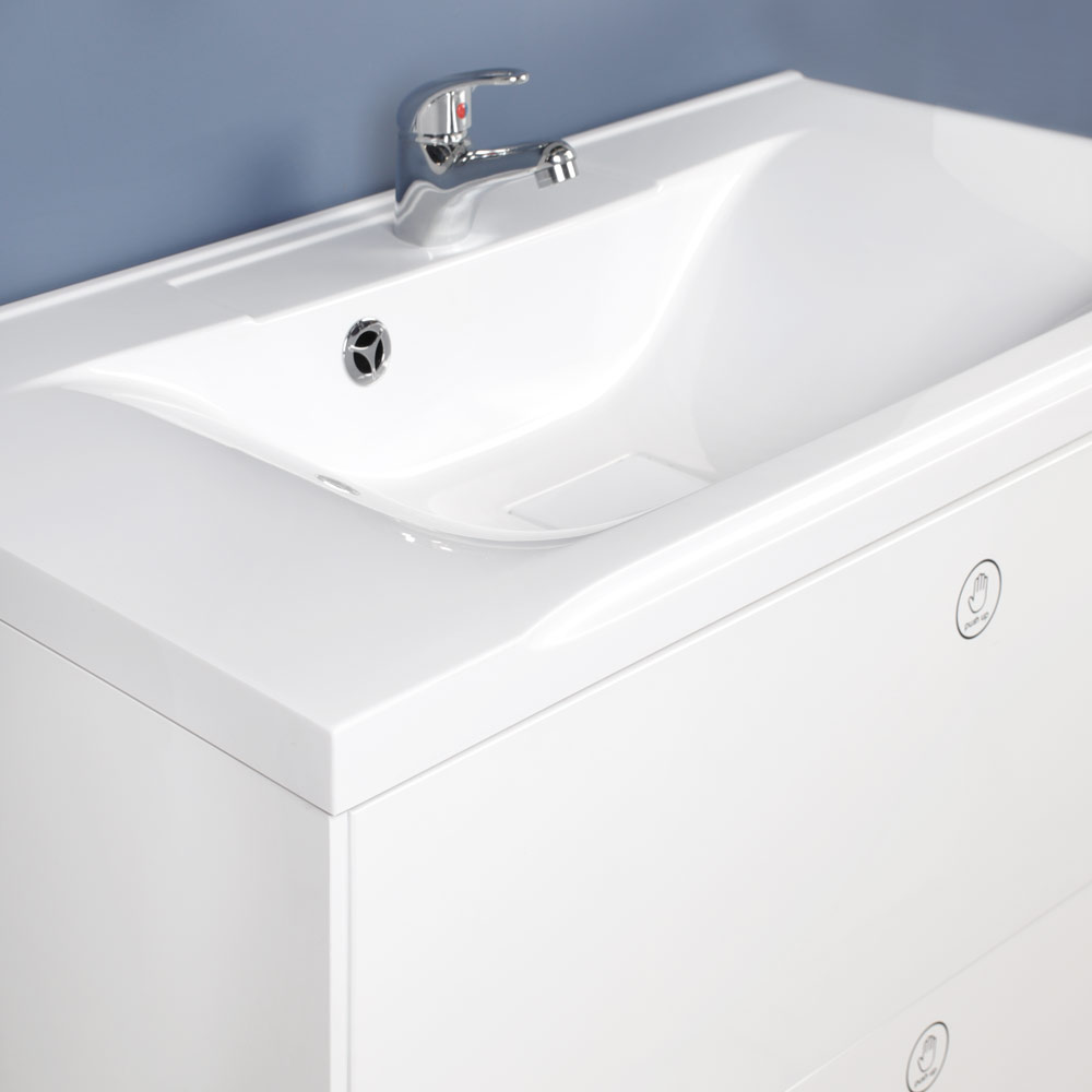 Приобрести тумба подвесная итана mia 90, с раковиной milen 90