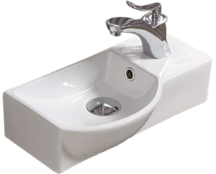 Приобрести раковина подвесная ceramalux 45 см 7947bl