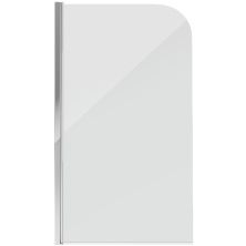 Grossman Шторка для ванны 80х140 см, хром/прозрачное GR-100