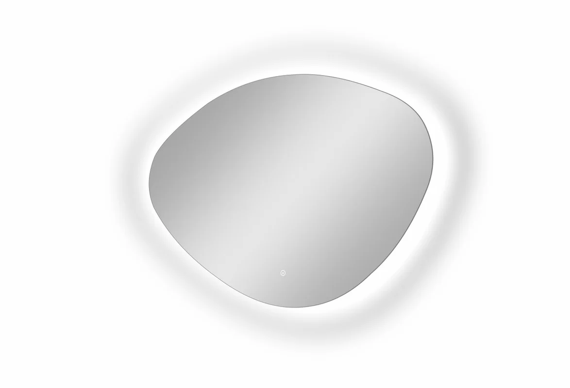 Приобрести continent зеркало с подсветкой alma 100х70 см, белое