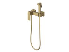 Hayzburg Смеситель с гигиеническим душем, золото матовое HB-1006BG