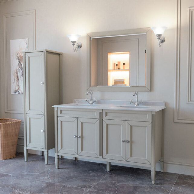 Приобрести caprigo тумба с раковиной albion concept 140 см, белая