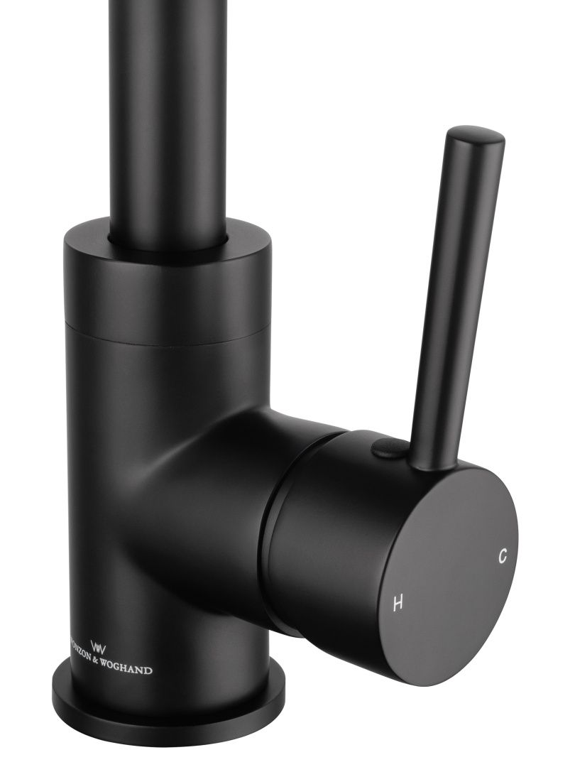 Приобрести смеситель для кухни wonzon & woghand, черный матовый (ww-a21102-mb)