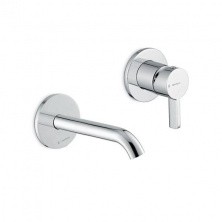 Kerama Marazzi Смеситель для раковины Linea настенный, хром 71028EKM.21.018