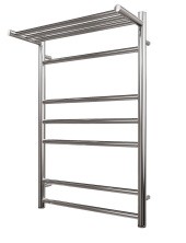 Полотенцесушитель электрический Point 500х800 Аврора П6 с полкой, хром PN10158PE