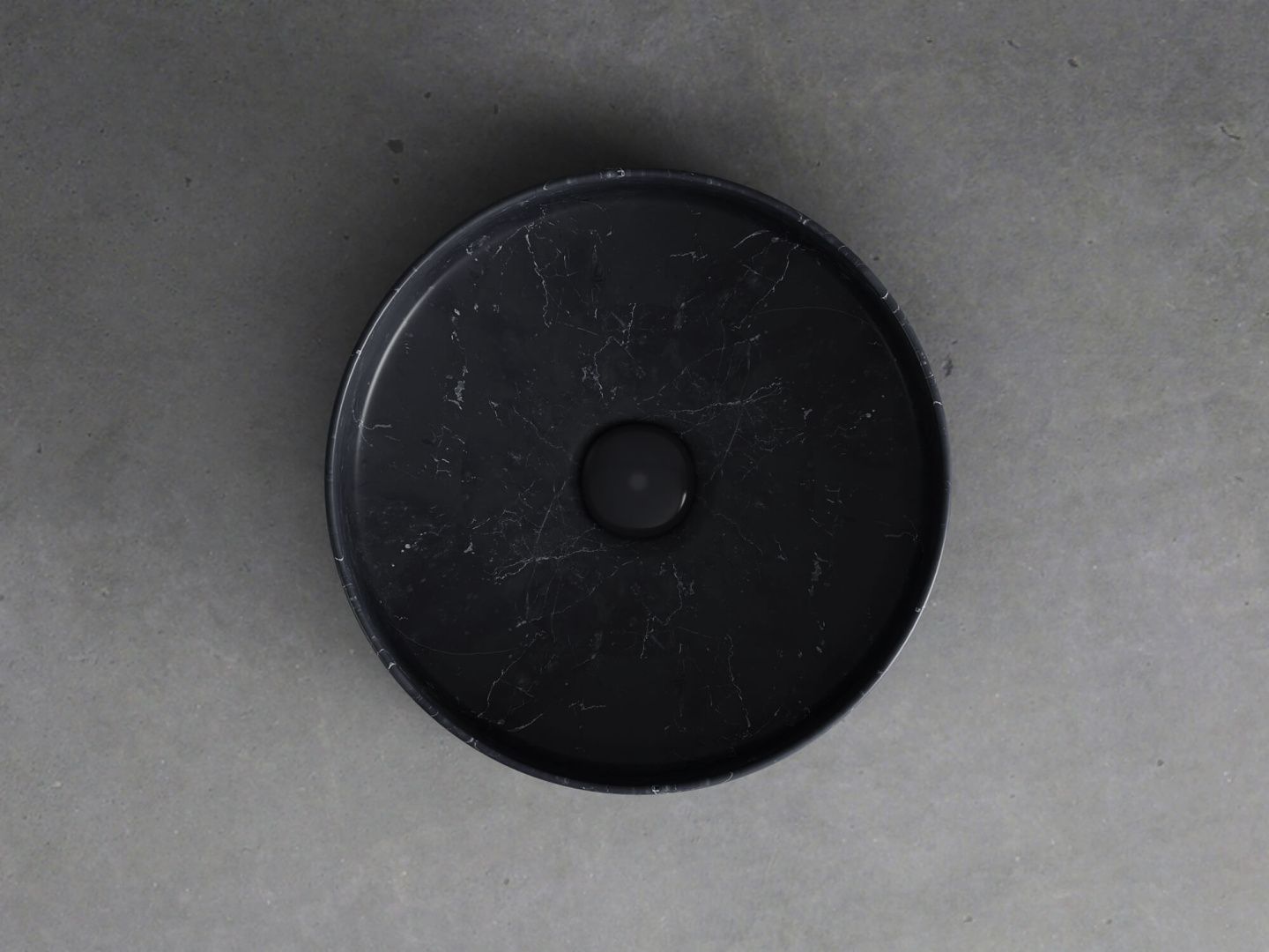 Приобрести hayzburg накладная раковина чаша 30х11 см, черный мрамор, матовая hb-0026