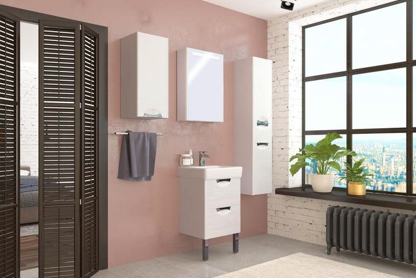 Приобрести пенал подвесной акватон сильва правый, дуб полярный 1a215603siw7r