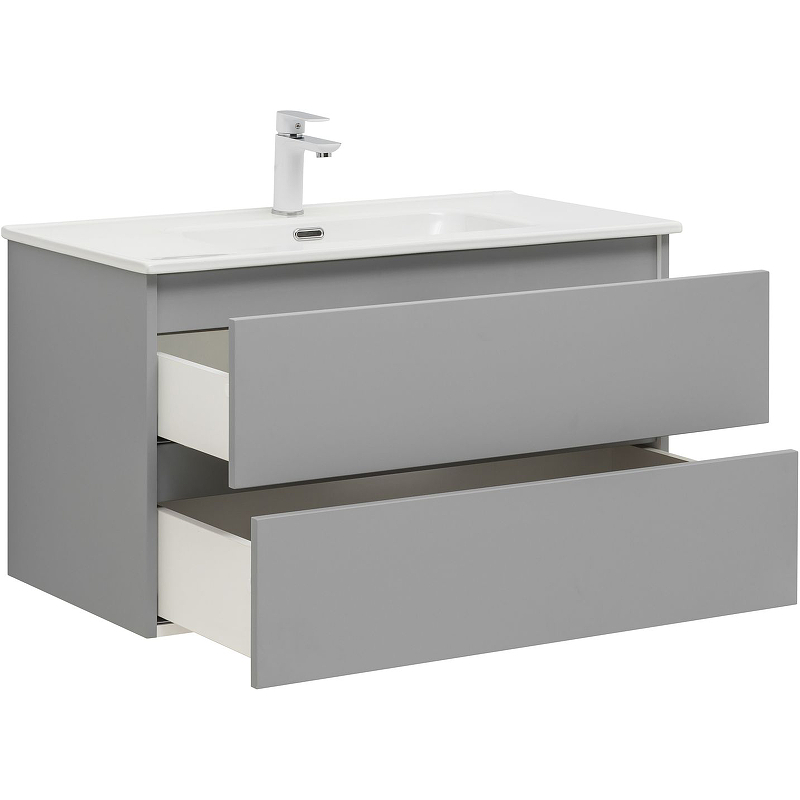 Приобрести aquanet тумба с раковиной вега 90 см, мисти грин