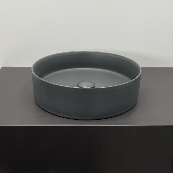 Приобрести comforty раковина 9110 mdh 39х41 см, графит матовая