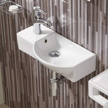 Comforty Раковина 7947BR 45х27 см, белая