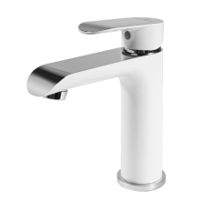 Grocenberg Смеситель для раковины, белый\хром GB2010WC