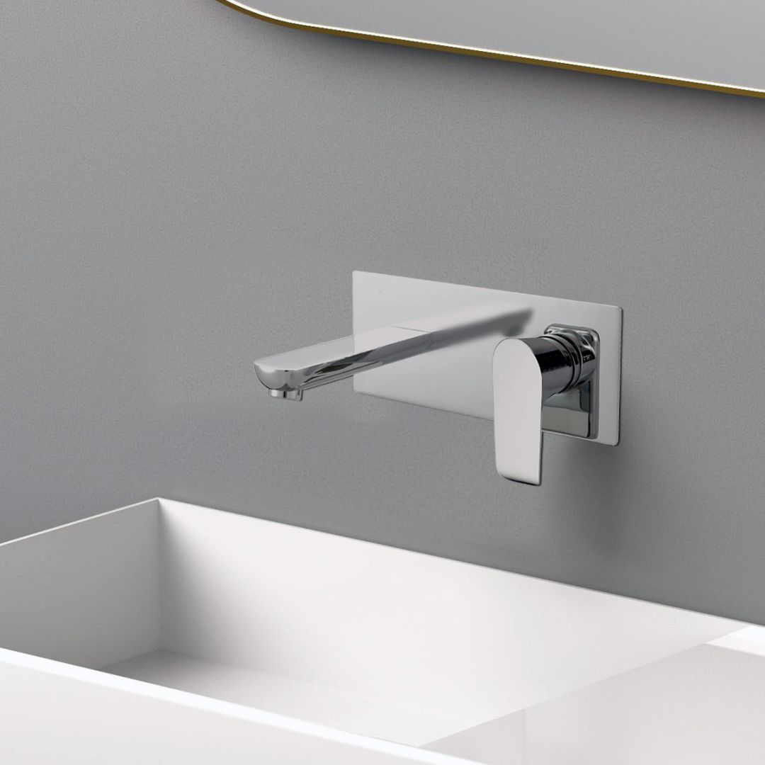 Приобрести vincea смеситель для раковины esse, настенный, хром vbfw-1e1ch