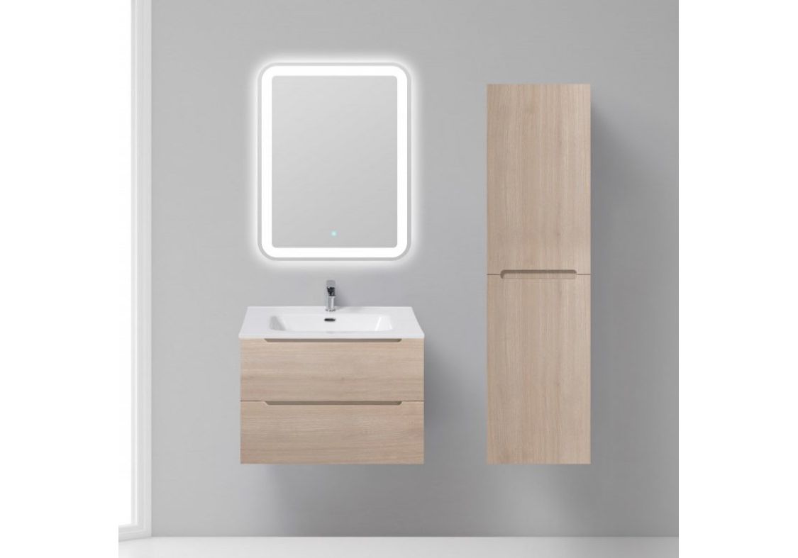 Приобрести тумба подвесная с раковиной belbagno etna-700-2c-so-rg-p 70 см, rovere grigio