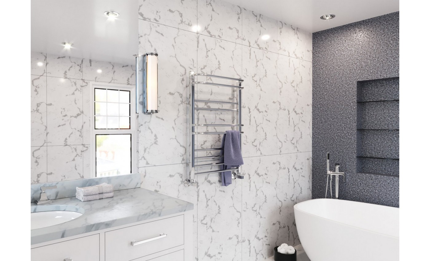 Приобрести lemark полотенцесушитель linara п10 500x800 мм водяной, хром lm04810